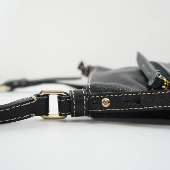 Dooney and Bourke Crossbody Bag, Black Purse, Shoulder Strap - Picture 4 of 12